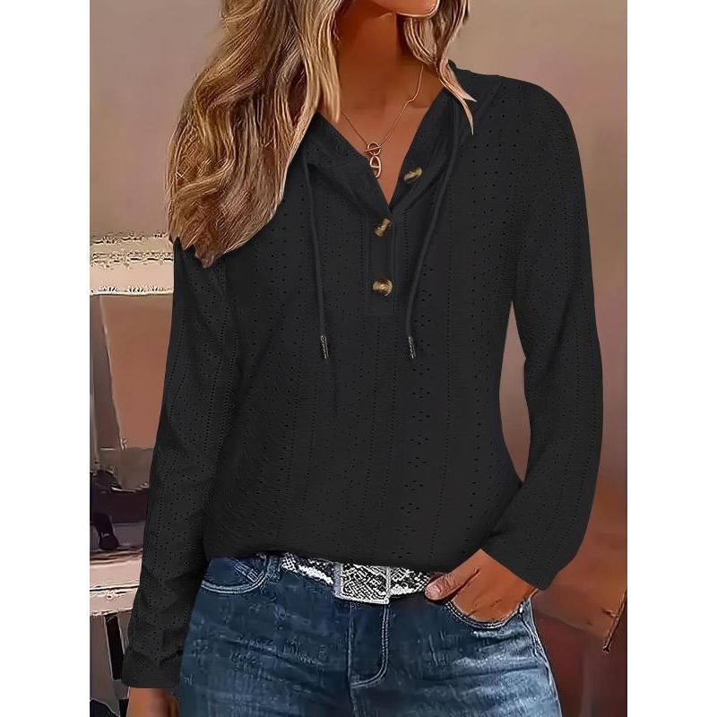 Women'S Fashion Hoodie - Plus Size Casual Solid Color Women's