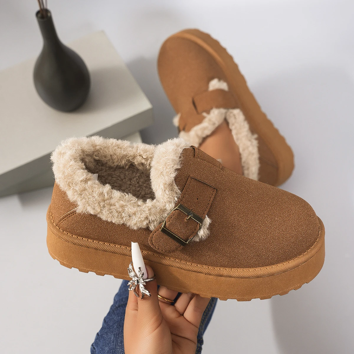 Women'S Fashion Ugg Boots - New Winter Women's Shoes Boken Shoes