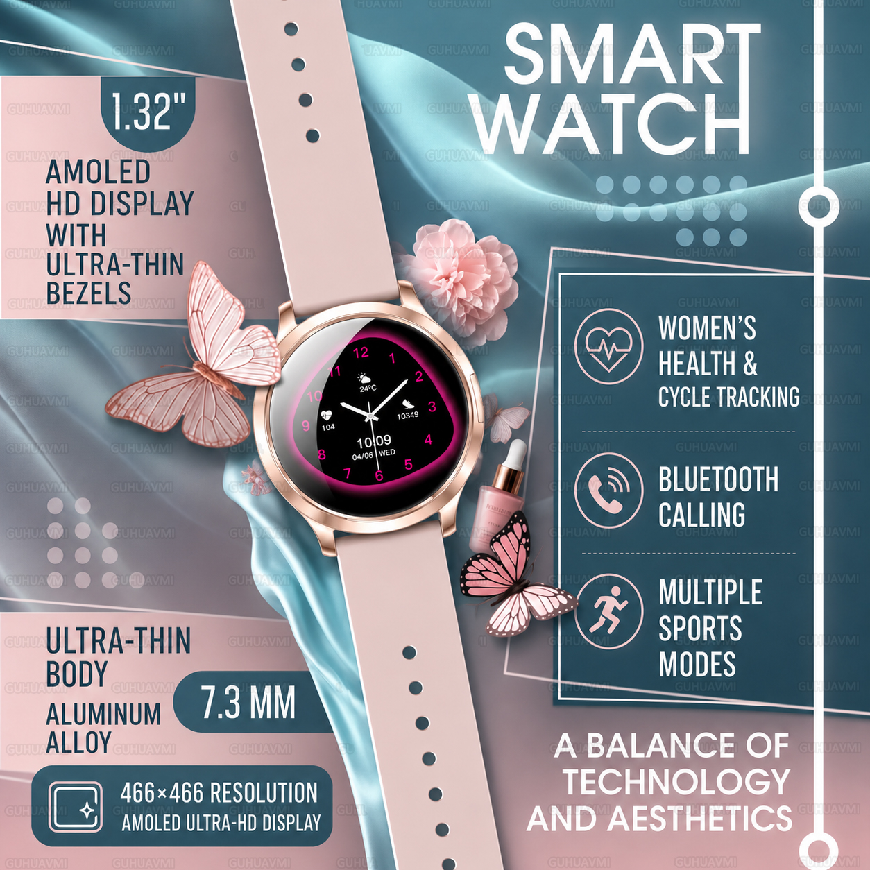 Women Fashion Zone - 2026 New Stylish Women Smart Watch