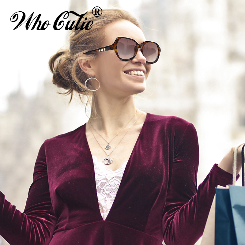 Women'S Fashion Of The 60S - WHO CUTIE 2024 Vintage Hexagon Sunglasses