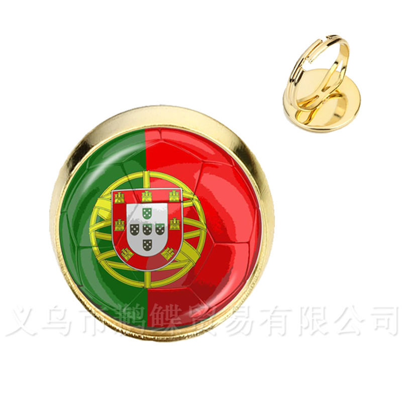 Women'S Fashion Portugal - Switzerland,Sweden,Japan,Portugal,Nigeria Football National Flag Logo 16mm