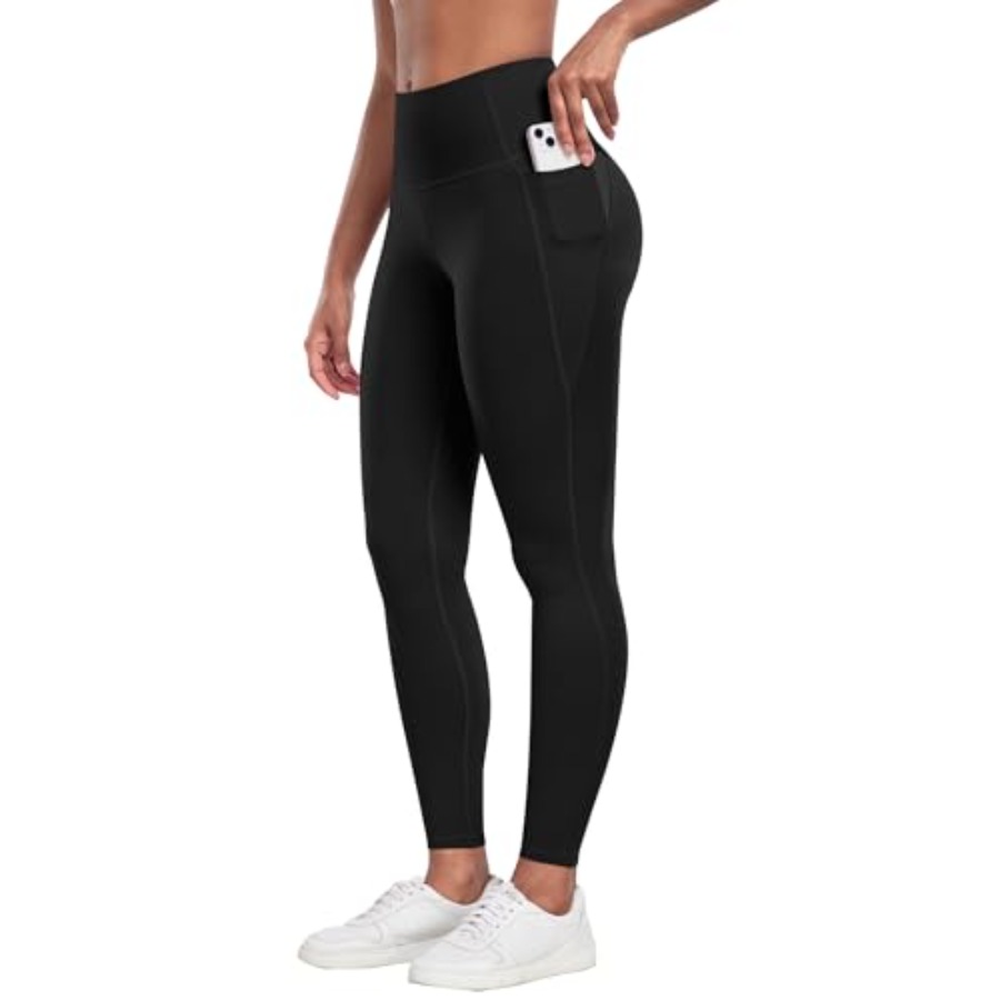 High Waist Leggings - CHRLEISURE Leggings with Pockets for Women