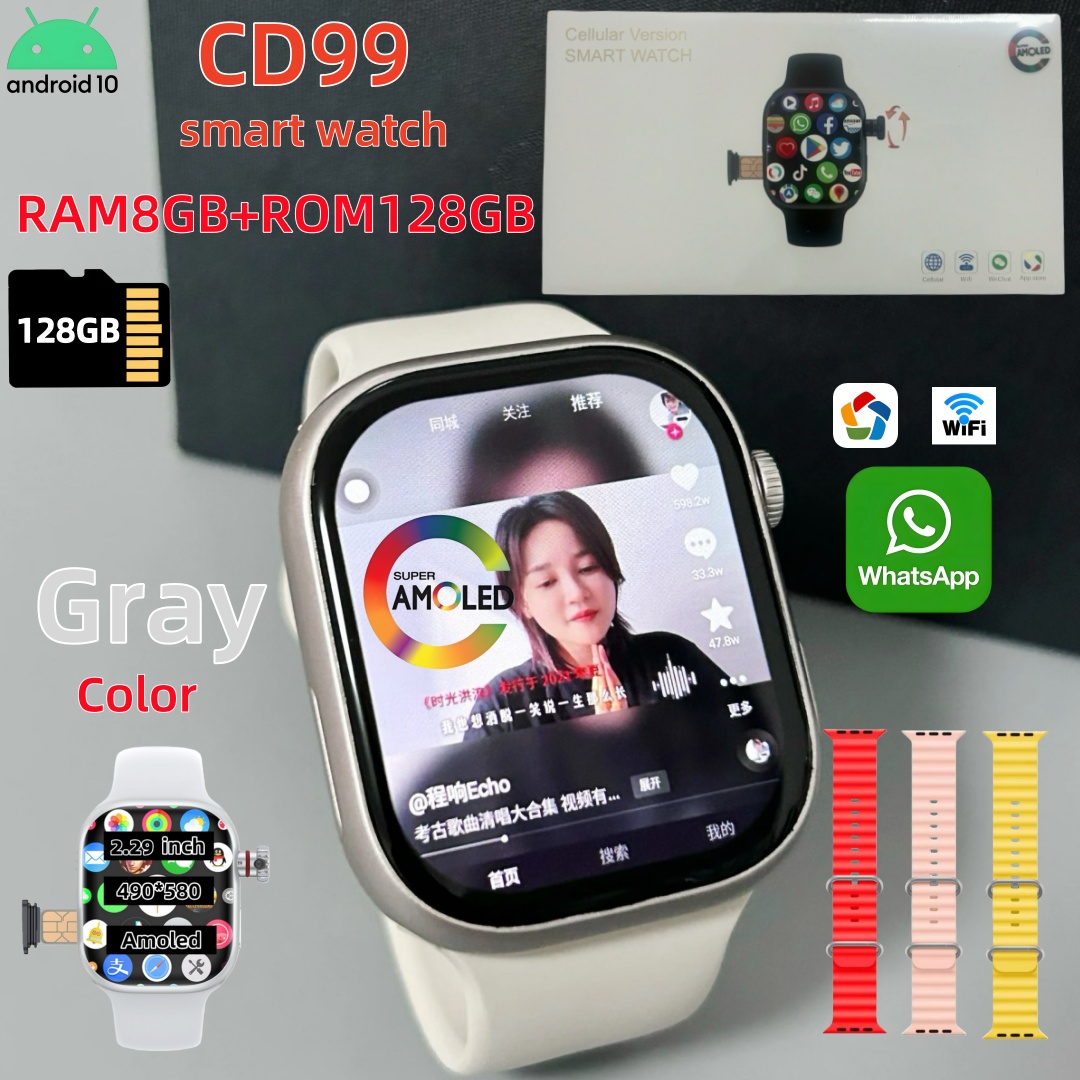 Women Fashion Zone - CD99 Smart Watch 8GB RAM AMOLED