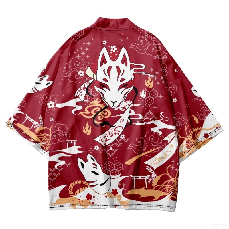 Chinese Style Harajuku Haori P - Women'S Fashion Kimono avis et prix