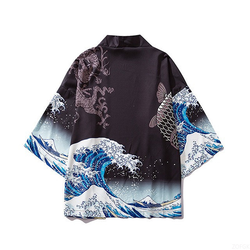 Chinese Style Harajuku Haori P - Women'S Fashion Kimono avis et prix
