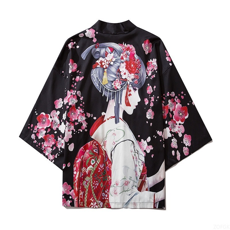 Chinese Style Harajuku Haori P - Women'S Fashion Kimono avis et prix