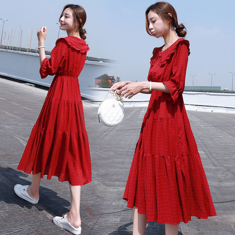 Midi Fashion Elegant 2025 Puff - Wrap Blouse Chiffon avis et prix
