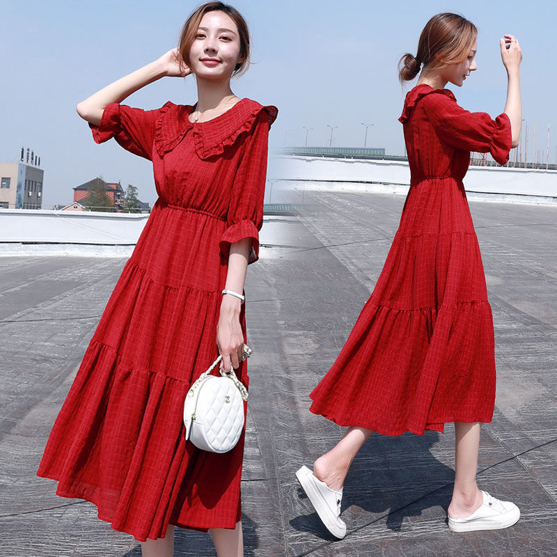 Midi Fashion Elegant 2025 Puff - Wrap Blouse Chiffon avis et prix