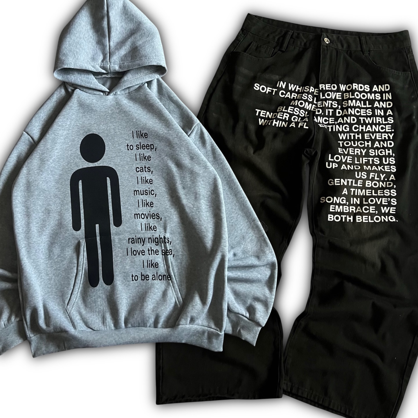 American Pattern Letter Jeans  - Women'S Fashion Hoodie avis et prix