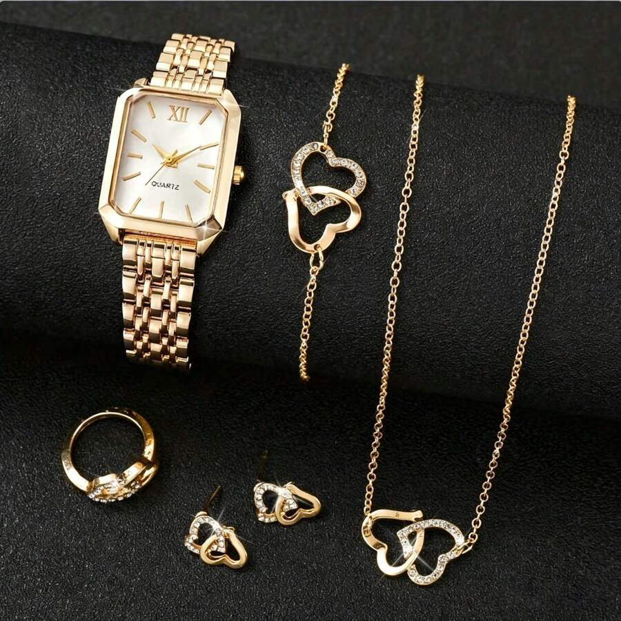 Womens Square Case Quartz Watc - Women Fashion Necklace avis et prix
