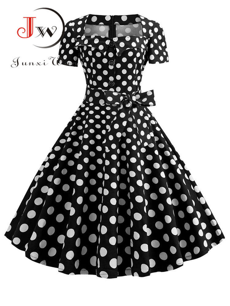 Women Summer Dress Elegant Ret - Women'S Fashion Of The 60S avis et prix