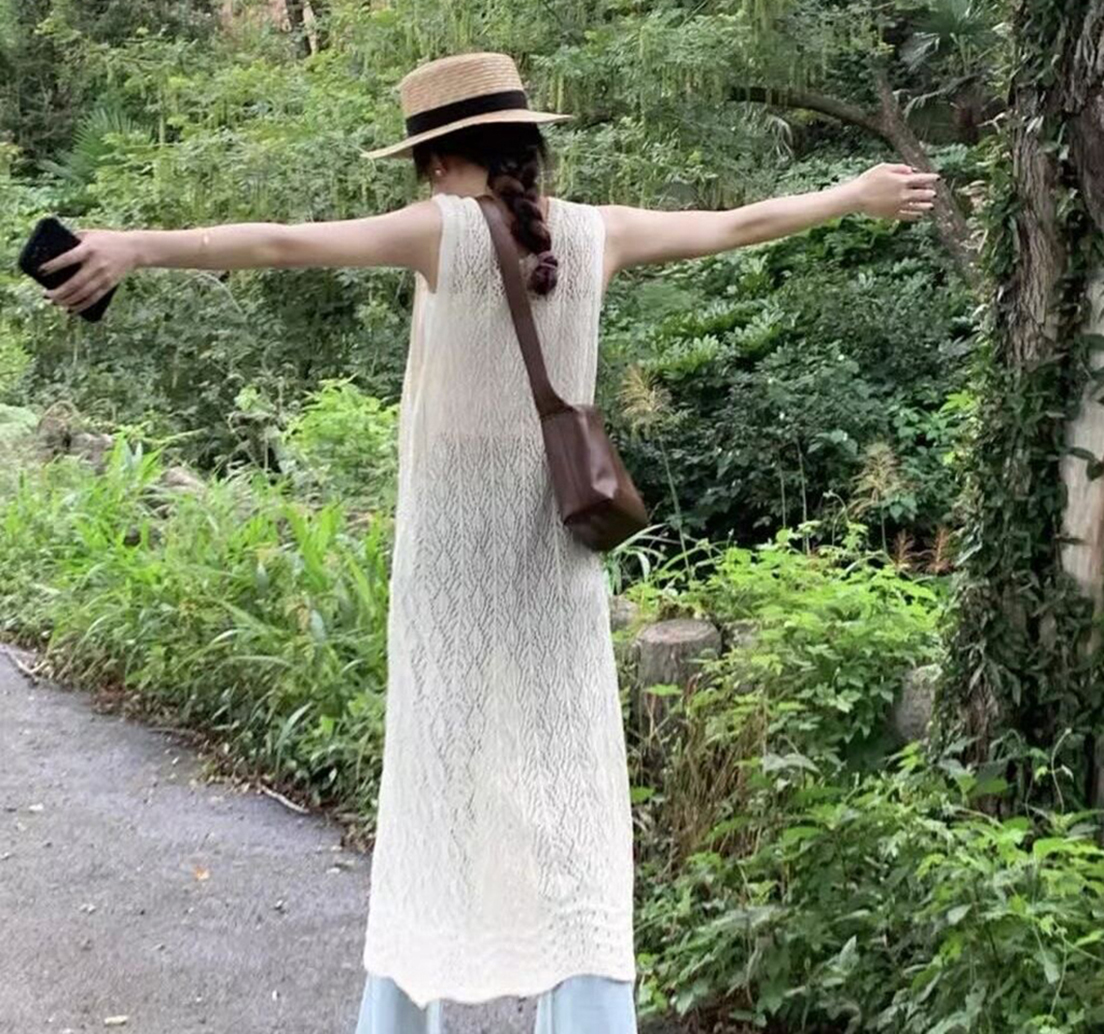 2026Boho Crochet Sleeveless Lo - Women'S Fashion Kimono avis et prix