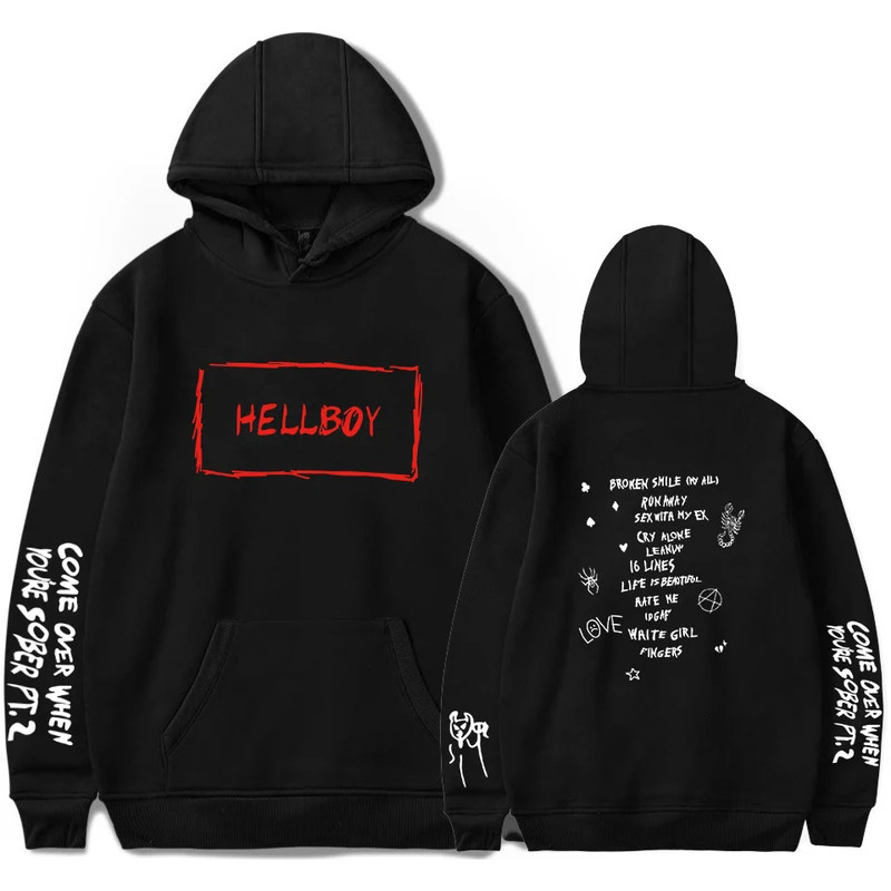 2022 New Lil Peep HEllBOY Hood - Women'S Fashion Hoodie avis et prix