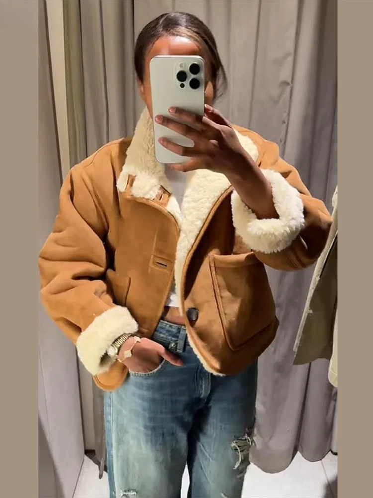 Fashion Double Sided Solid Jac - Women'S Fashion Utility Jacket avis et prix