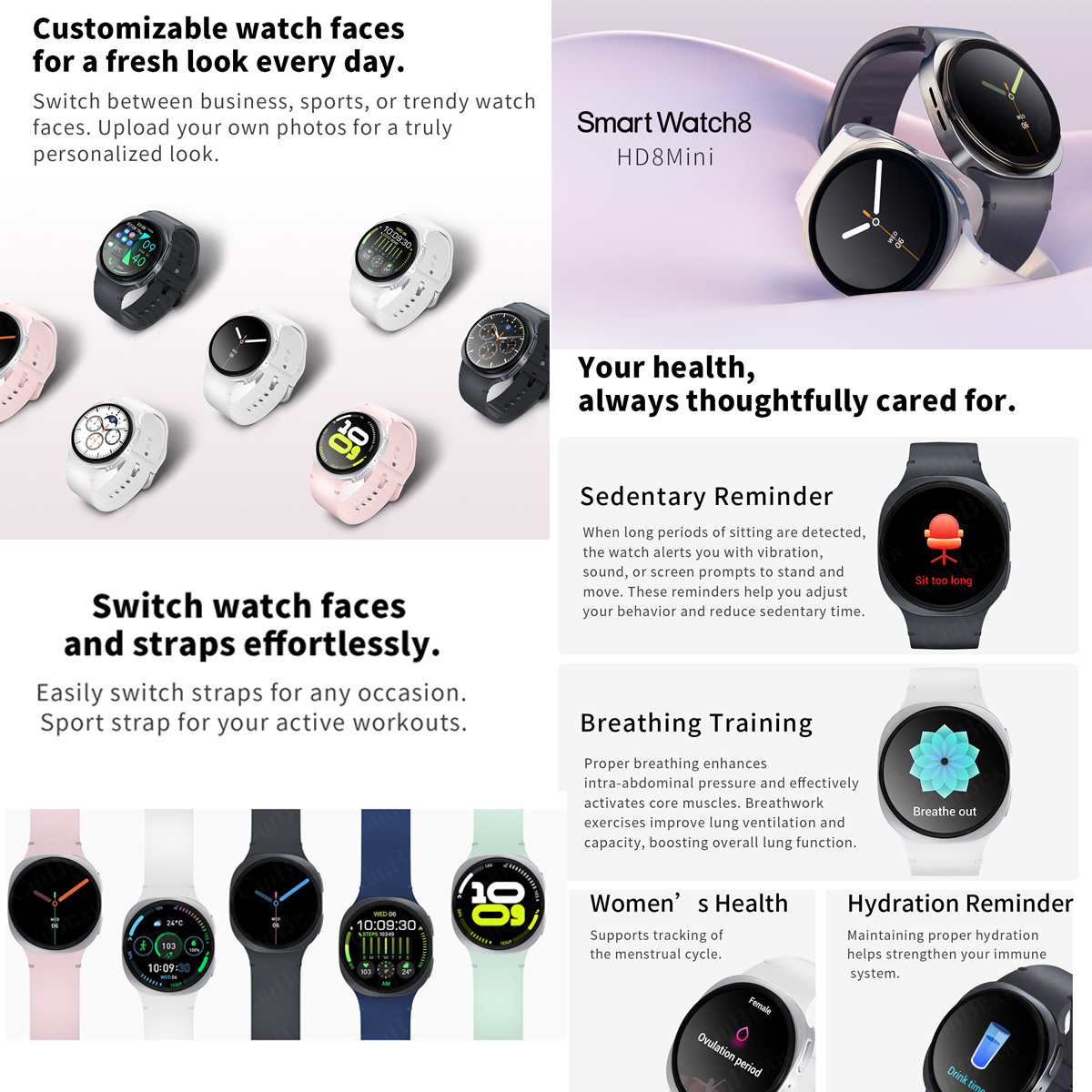 2026 New Watches 8 Mini GPS Tr - Women Fashion Zone avis et prix