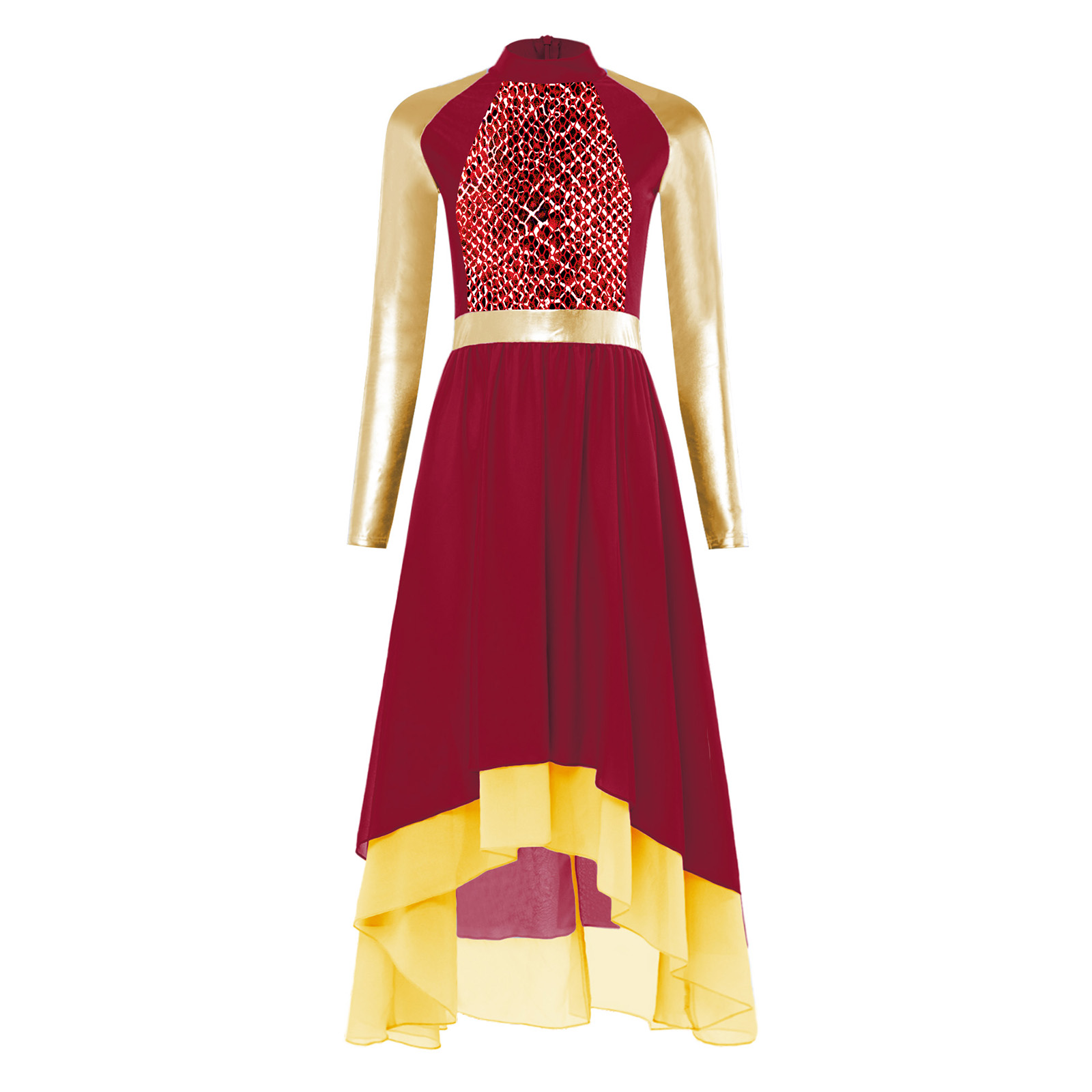 Women Praise Lyrical Dance Tun - Wrap Blouse Chiffon avis et prix