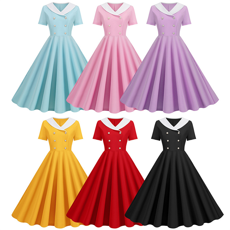 Womens Retro 50s 60s Rockabill - Women'S Fashion Of The 60S avis et prix