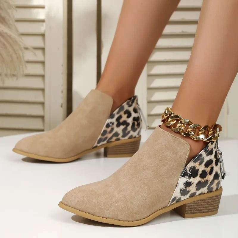 New Fashion Patchwork Leopard  - Women'S Fashion Ugg Boots avis et prix