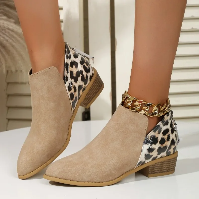 New Fashion Patchwork Leopard  - Women'S Fashion Ugg Boots avis et prix
