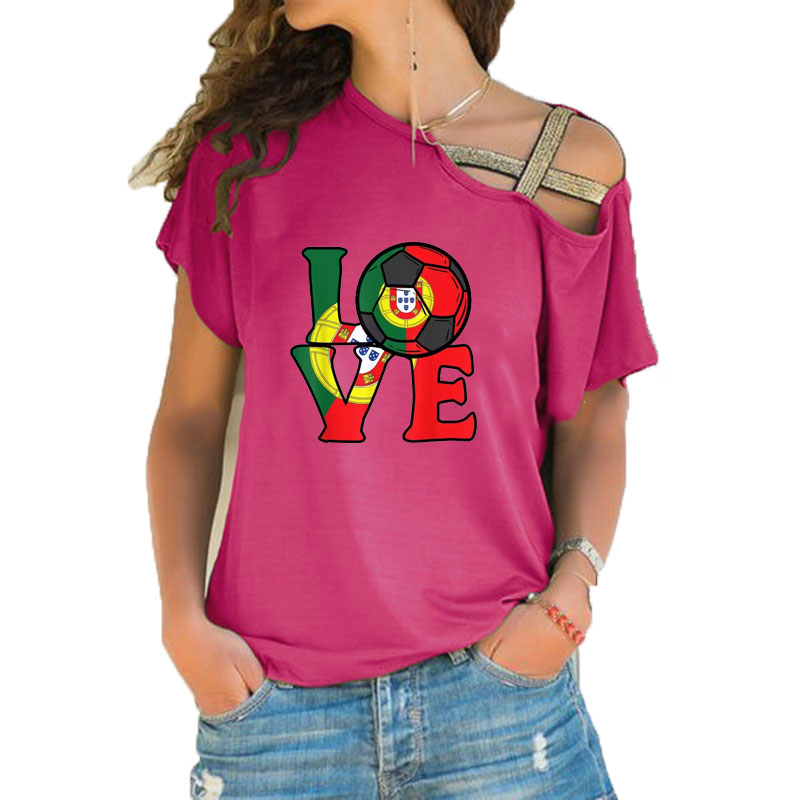 Women Loose Slash Neck T Shirt - Women'S Fashion Portugal avis et prix