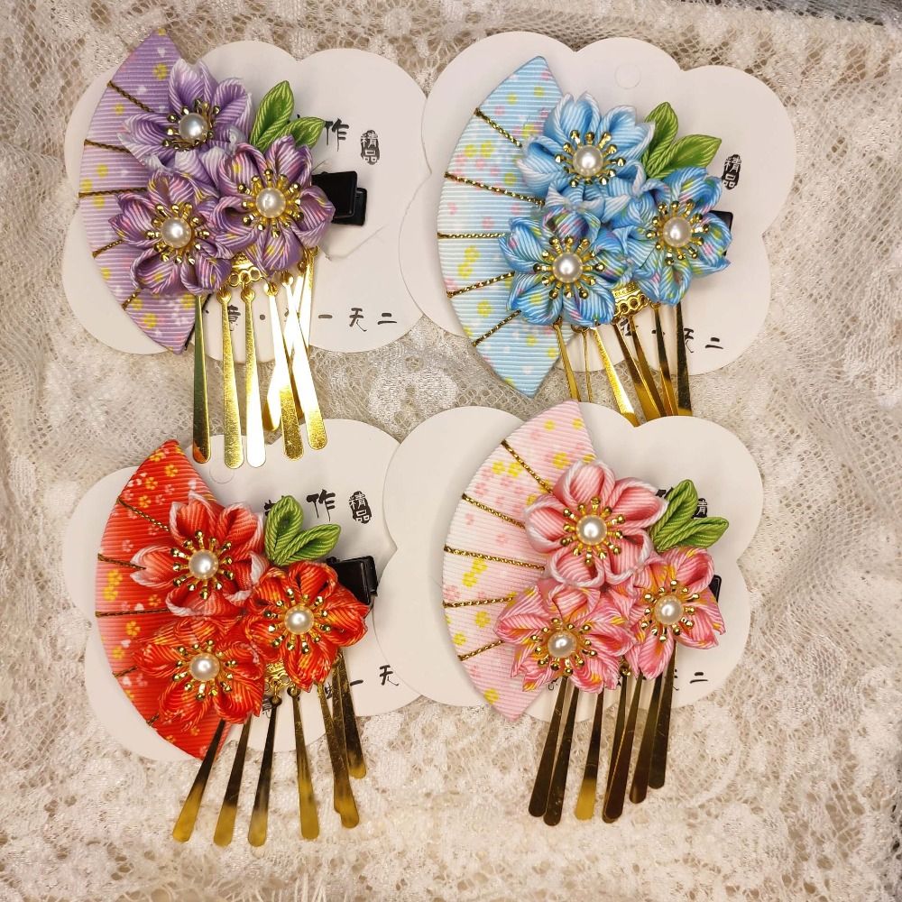Cute Tassels Tassel Fan Hairpi - Women'S Fashion Kimono avis et prix