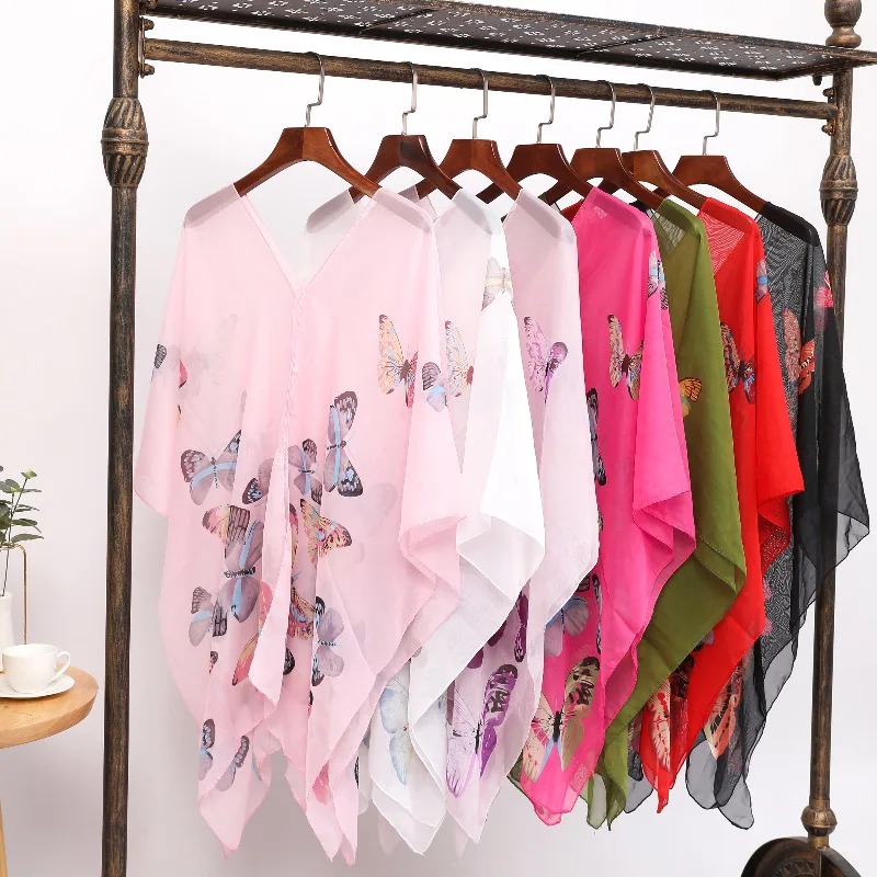 Women Sun Protection Shawl for - Wrap Blouse Chiffon avis et prix