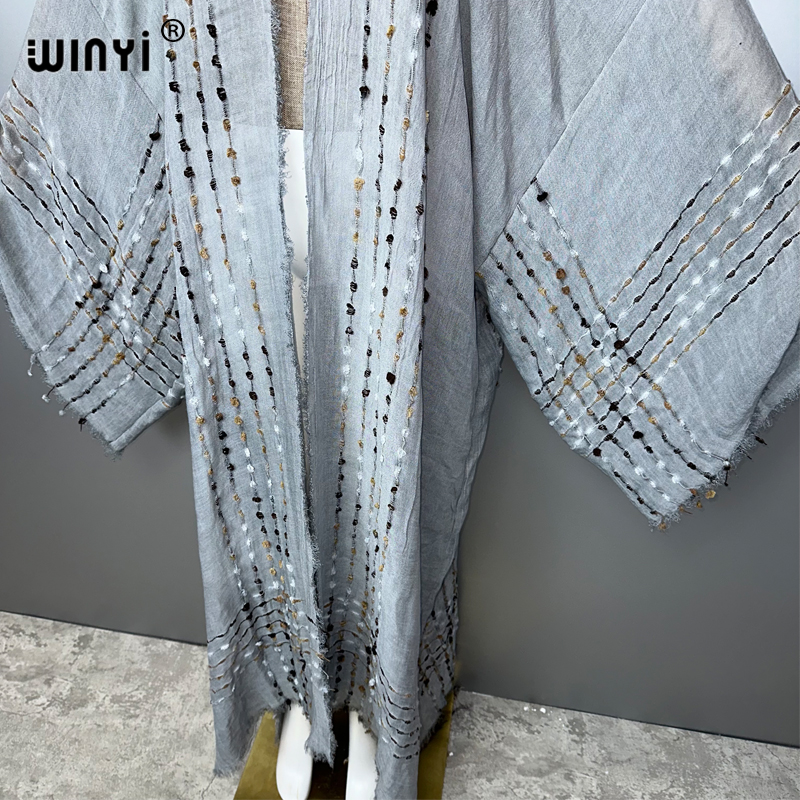 WINYI summer kimono Hand dyed  - Women'S Fashion Kimono avis et prix