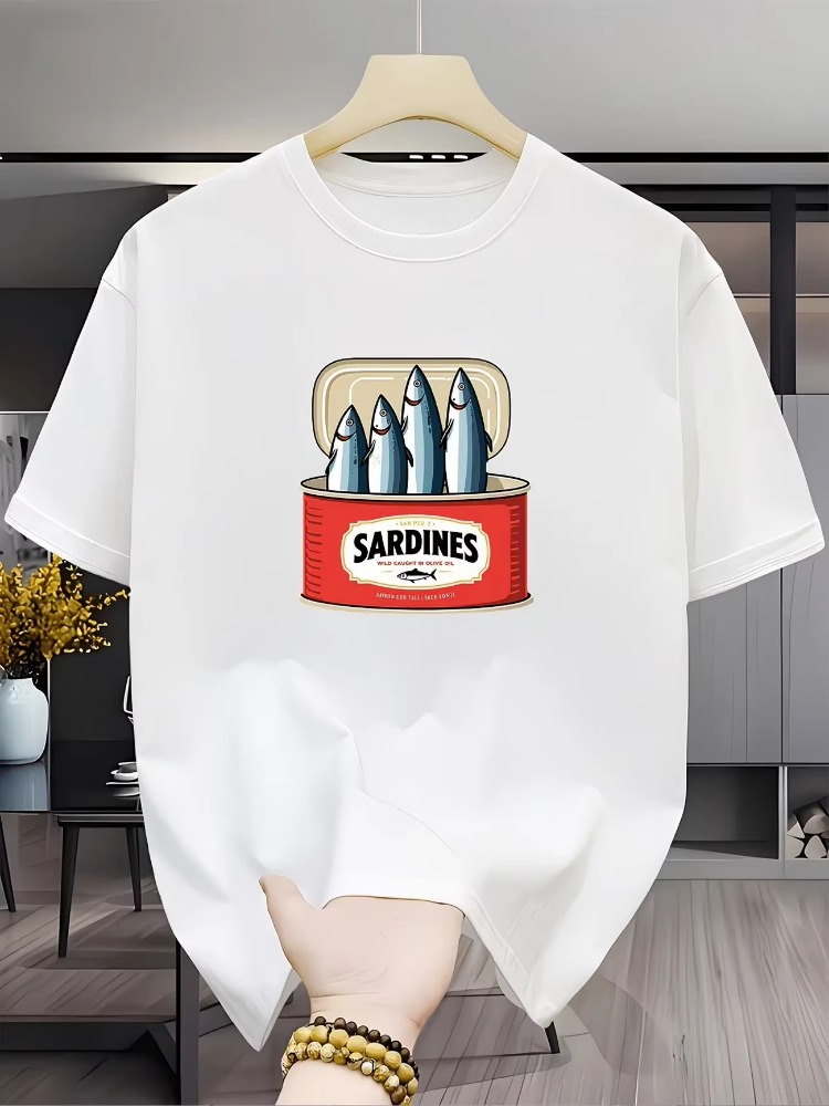 Sardines T Shirt Fish Graphic  - Women'S Fashion Portugal avis et prix