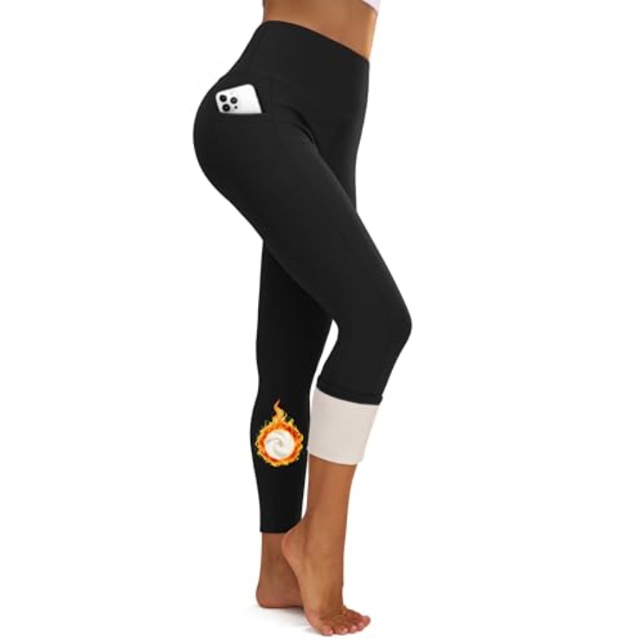 FEYHAY Women's Fleece Lined Yo - High Waist Leggings avis et prix