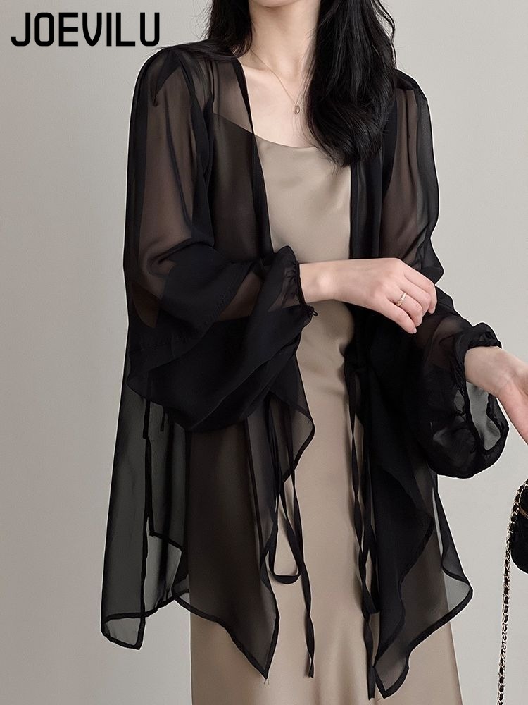 Women's UPF Sunscreen Chiffon  - Wrap Blouse Chiffon avis et prix