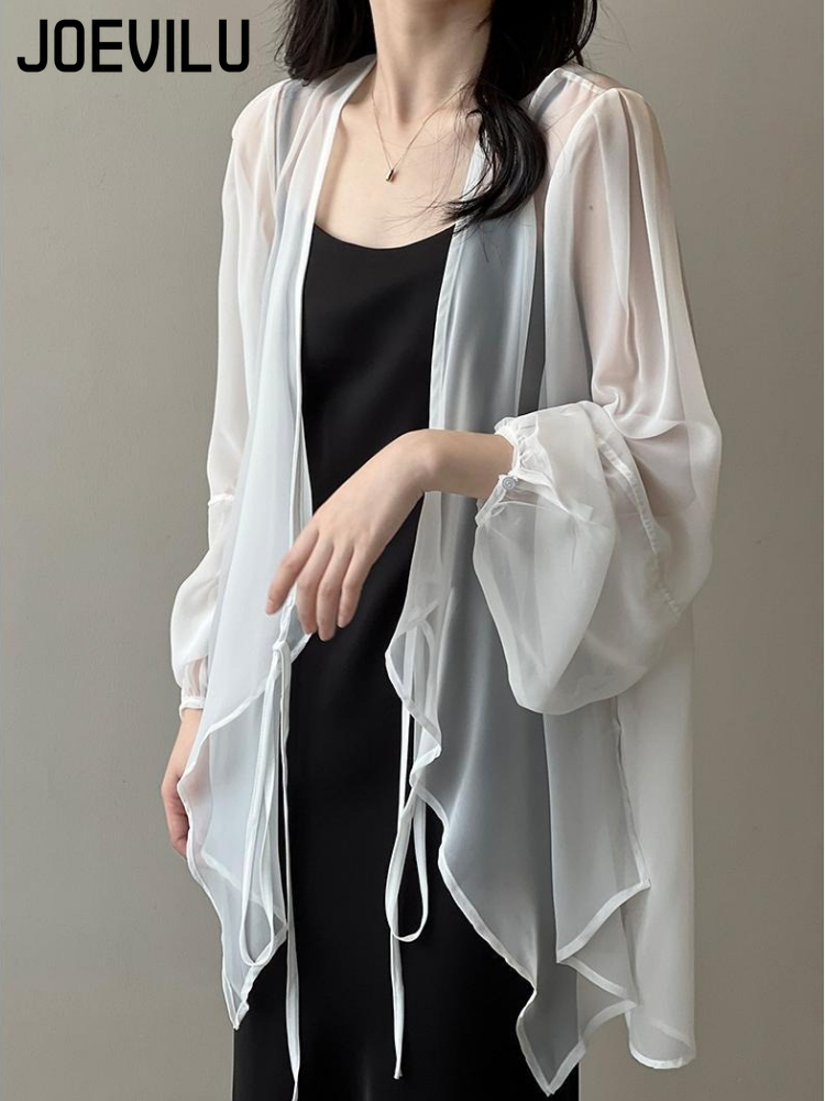 Women's UPF Sunscreen Chiffon  - Wrap Blouse Chiffon avis et prix