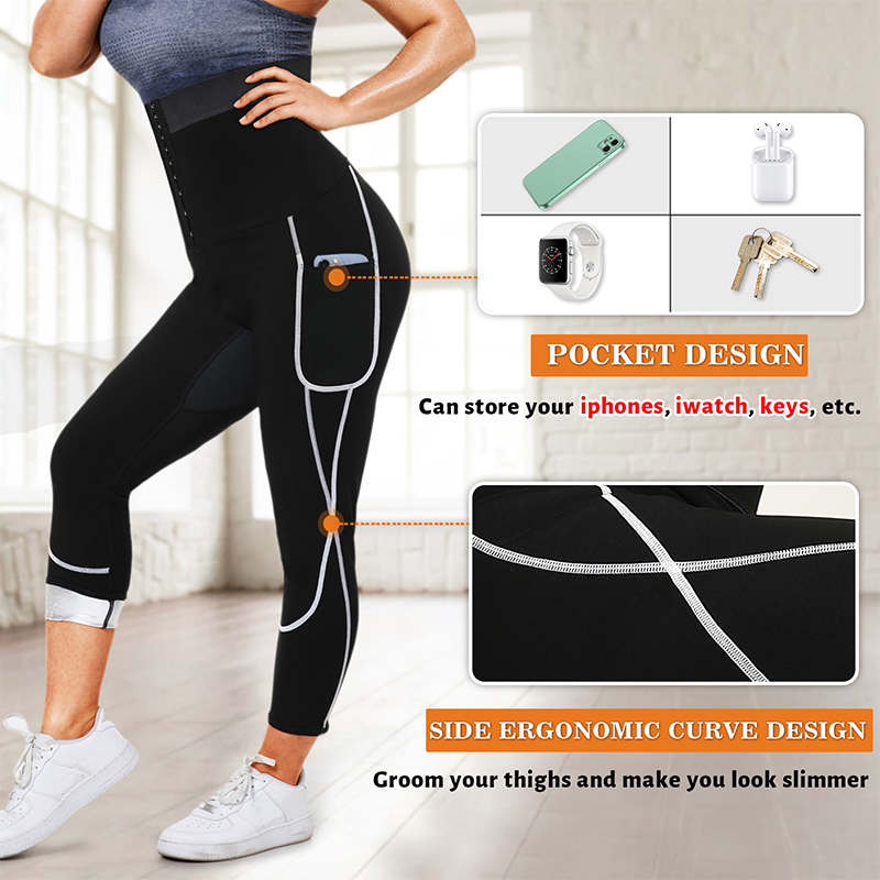 Sauna Sweat Pants for Women Hi - High Waist Leggings avis et prix