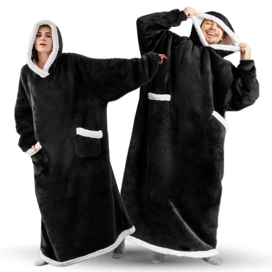 150cm Super Long Flannel Blank - Women'S Fashion Hoodie avis et prix