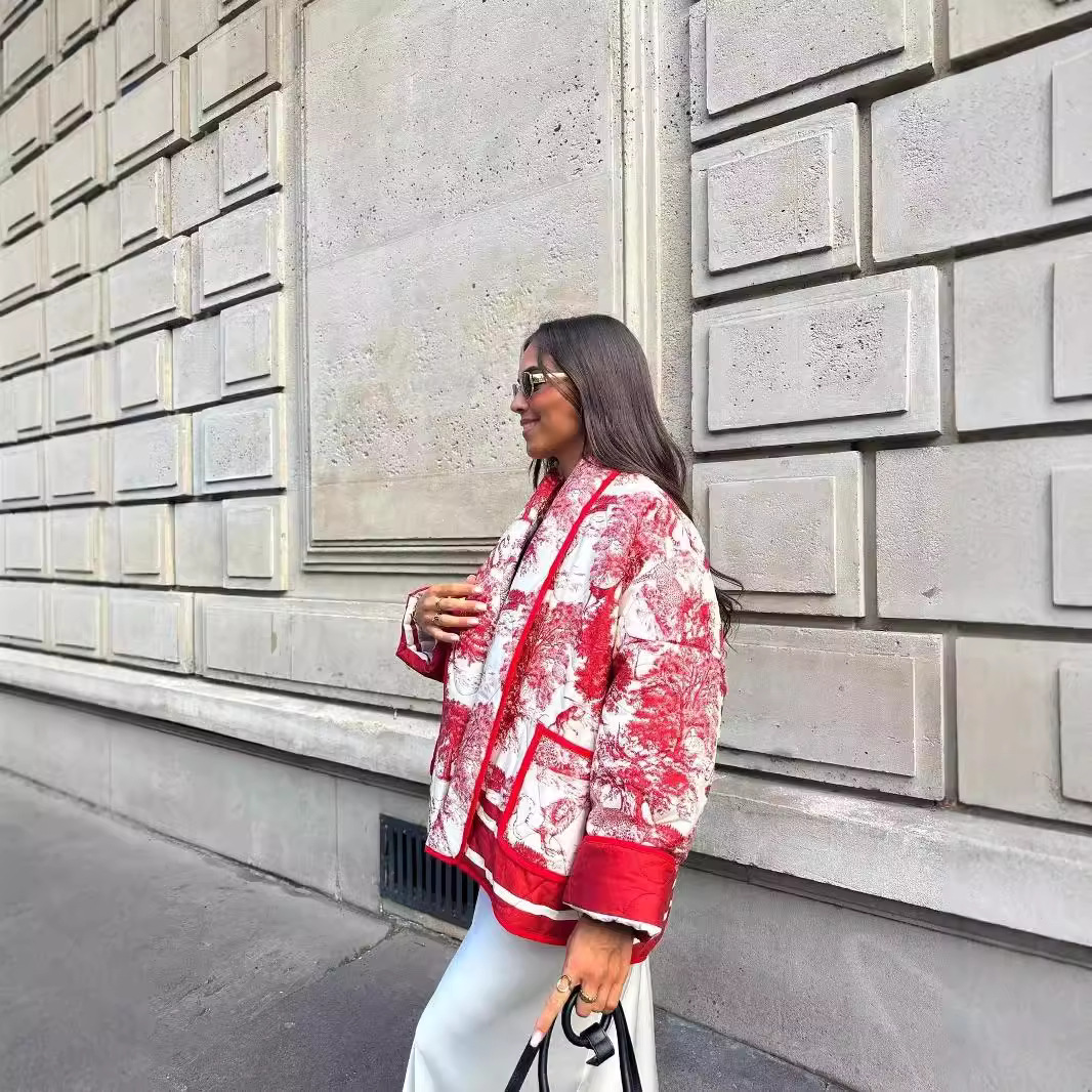 Women's Fashion Cotton Jacket  - Women'S Fashion Kimono avis et prix