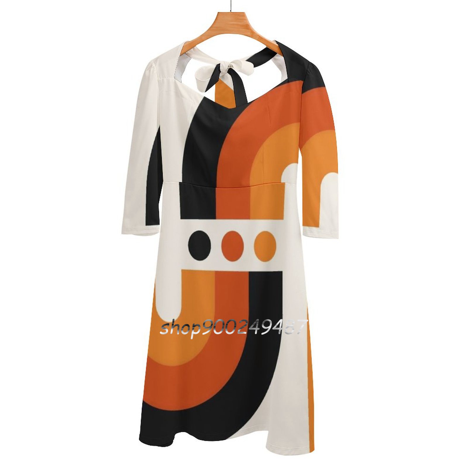 Sunset Rainbow Flare Dress Squ - Women'S Fashion Of The 60S avis et prix