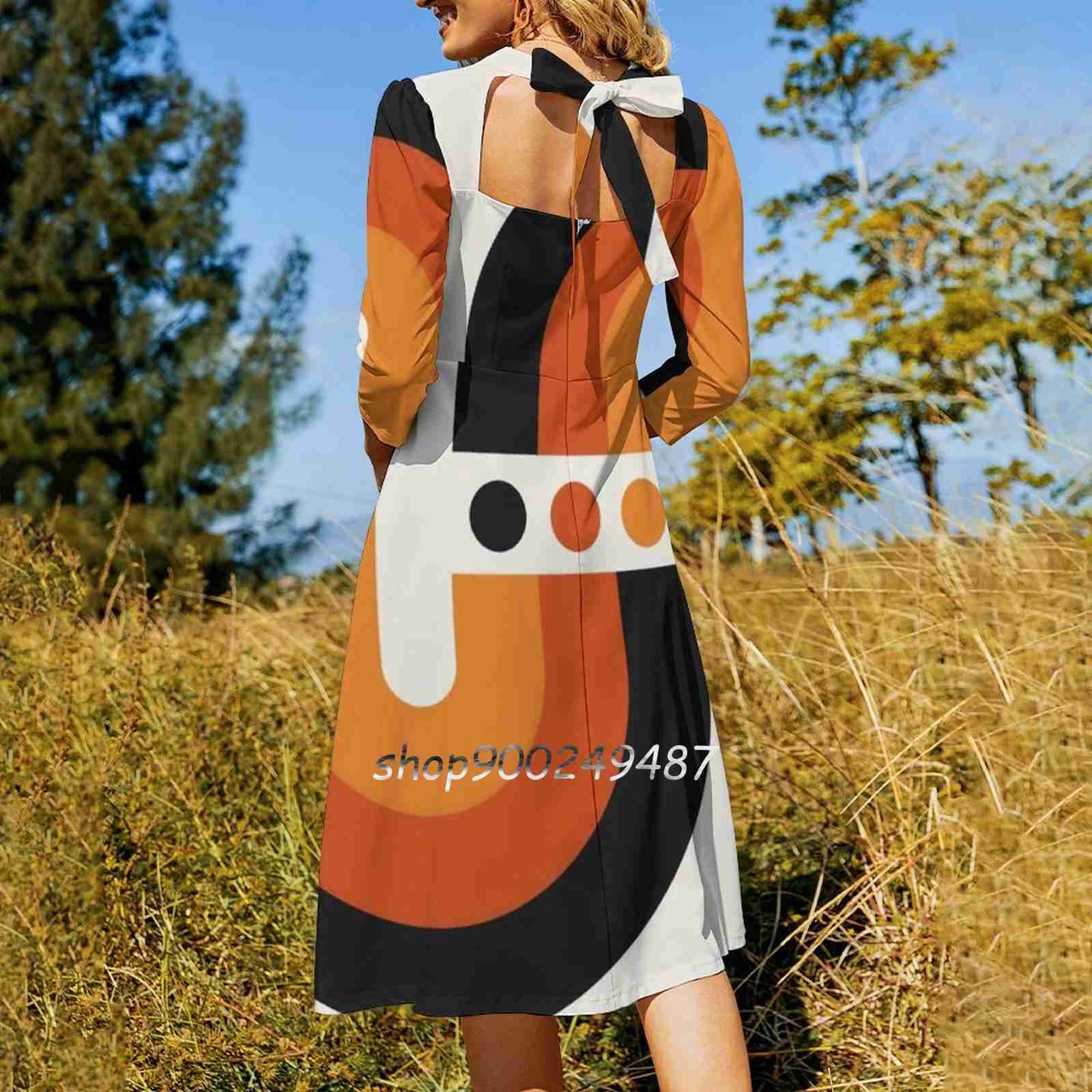 Sunset Rainbow Flare Dress Squ - Women'S Fashion Of The 60S avis et prix