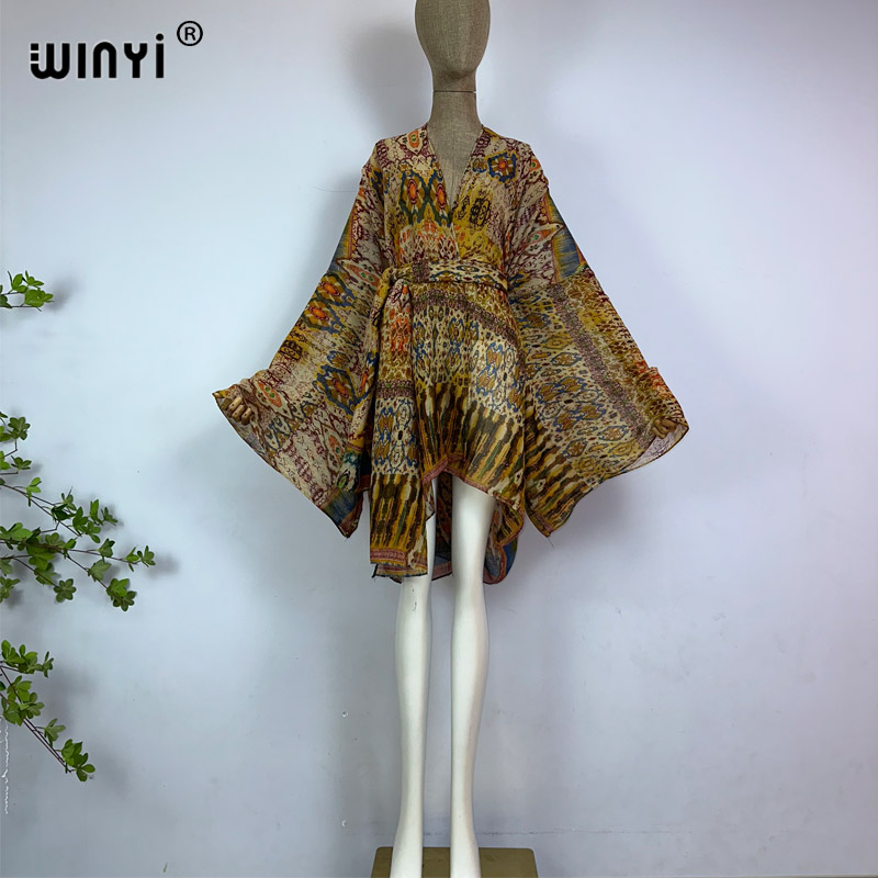 WINYI kimono with belt summer  - Women'S Fashion Kimono avis et prix