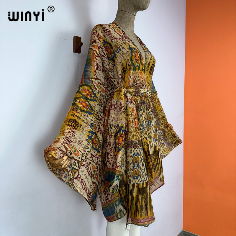 WINYI kimono with belt summer  - Women'S Fashion Kimono avis et prix