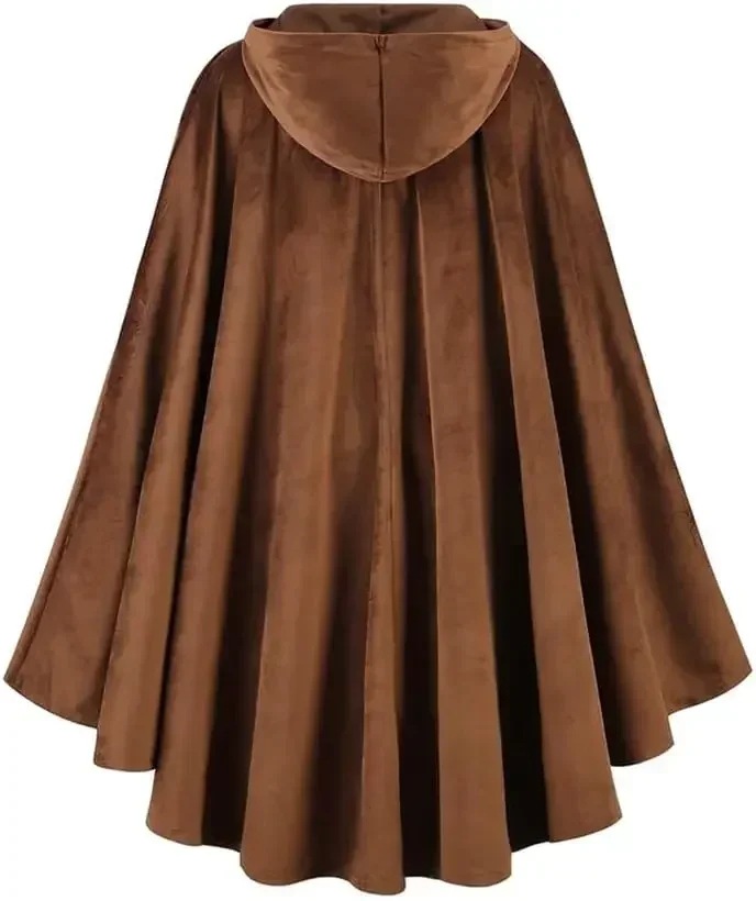 Men's Velvet Hooded Cloak Rena - Women'S Fashion Renaissance Period avis et prix