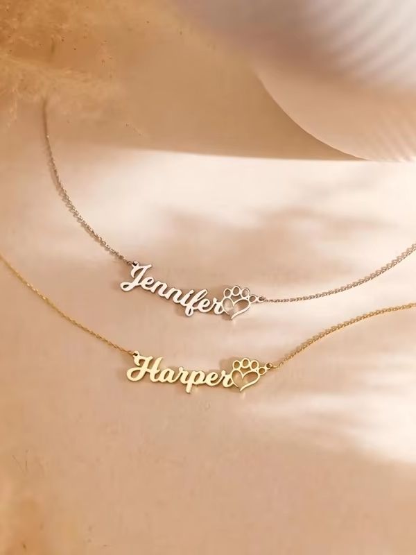 Personalized Pet Name Necklace - Xl Women'S Fashion avis et prix