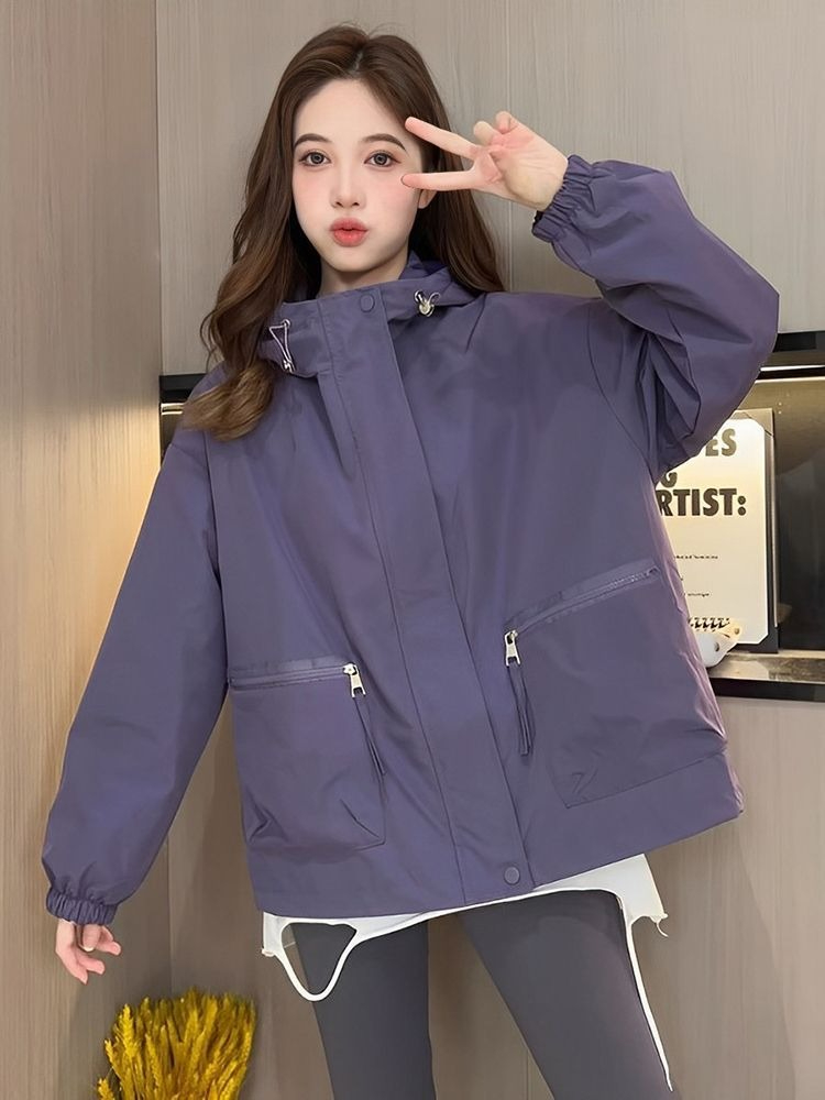 Women's Fashionable Hooded Win - Women'S Fashion Utility Jacket avis et prix