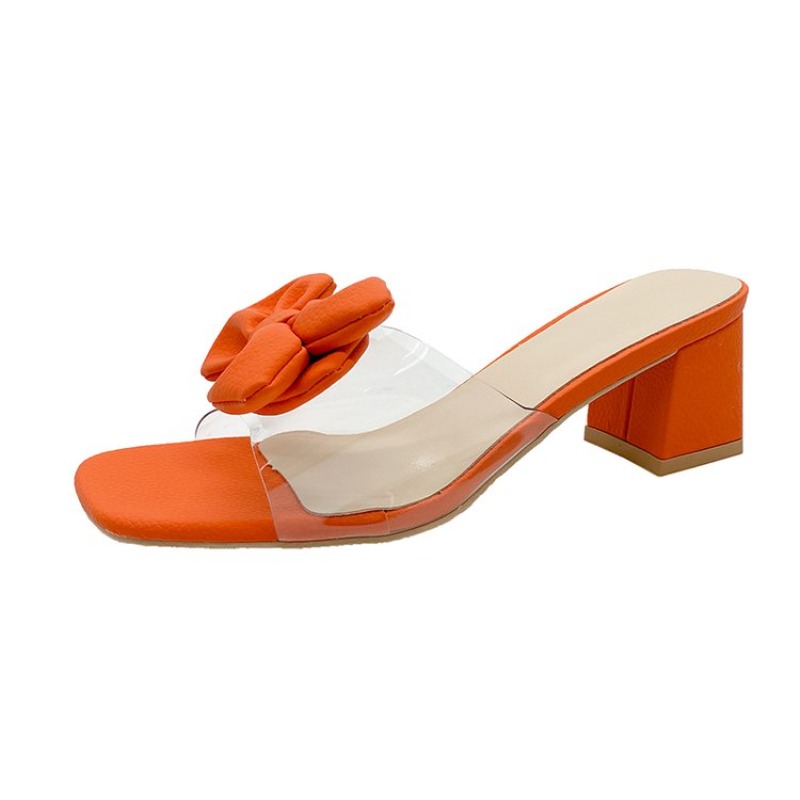 Heeled Women Slippers Bow High - Women'S Fashion For Summer 2025 avis et prix