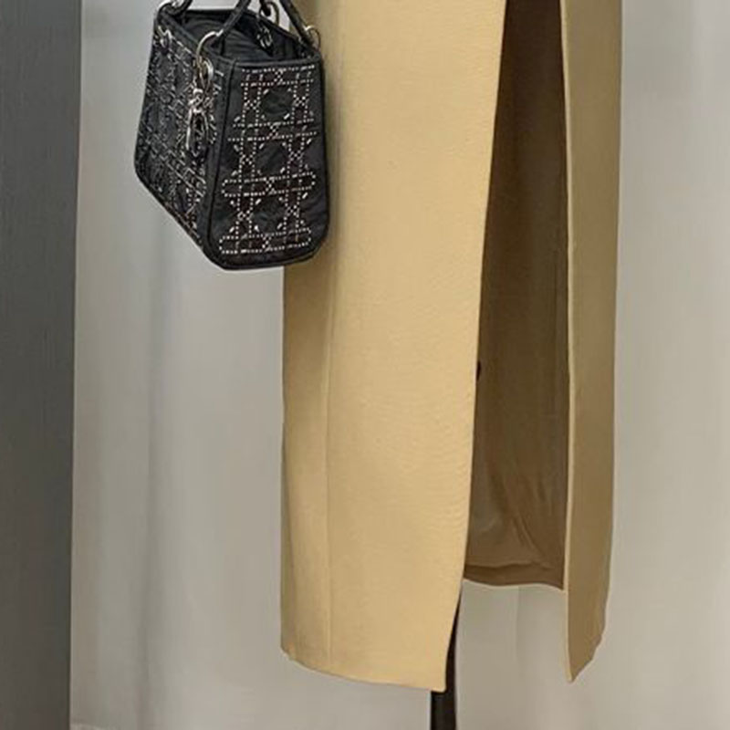 Spring Autumn Lapel Khaki Wome - Xl Women'S Fashion avis et prix