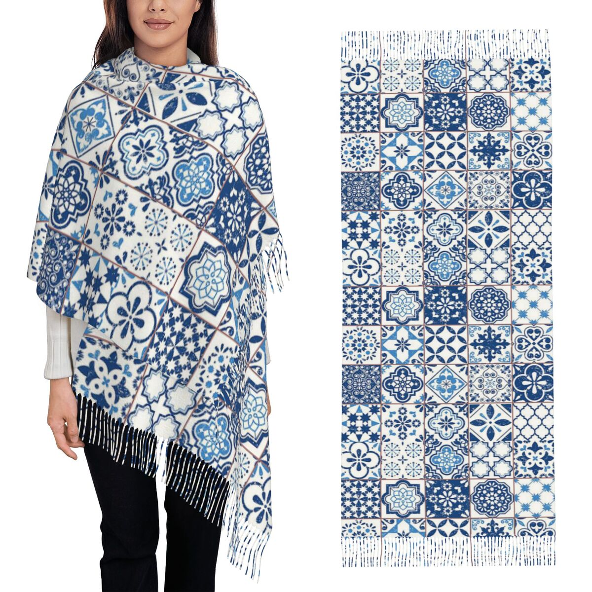 Blue Portuguese Tile Portugal  - Women'S Fashion Portugal avis et prix