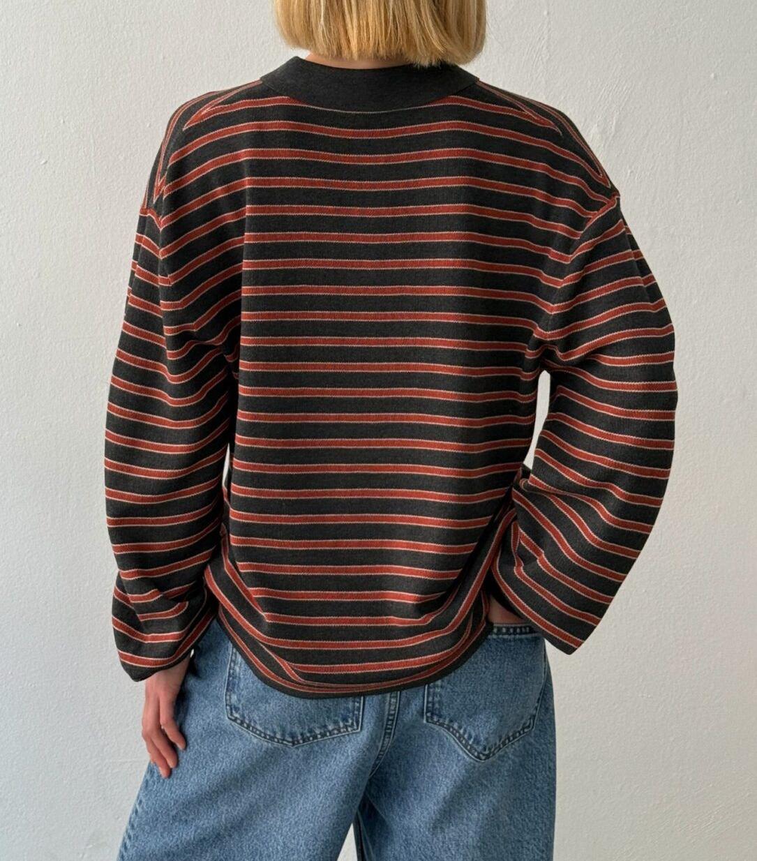 New Fashion Women Striped Coll - Xl Women'S Fashion avis et prix