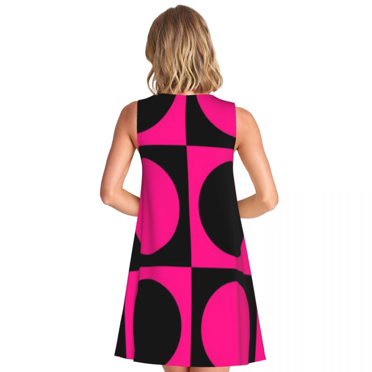 60s Pink Circle Mod Mondrian W - Women'S Fashion Of The 60S avis et prix