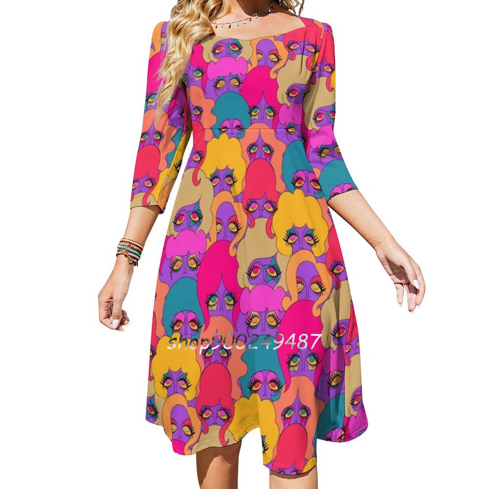 Colorful Ladies Sweetheart Kno - Women'S Fashion Of The 60S avis et prix