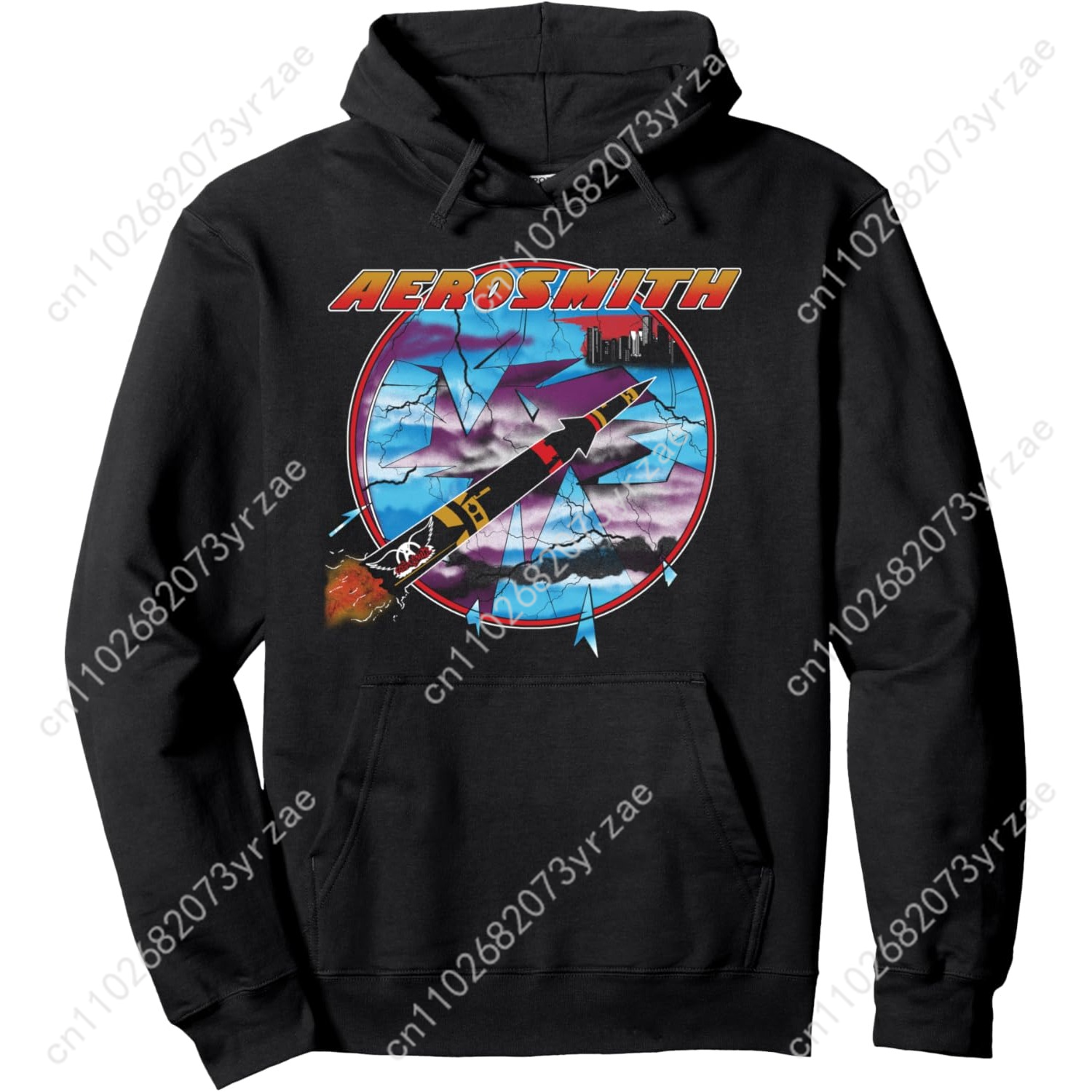 Retro Hoodie Aerosmith Jaded P - Women'S Fashion Hoodie avis et prix