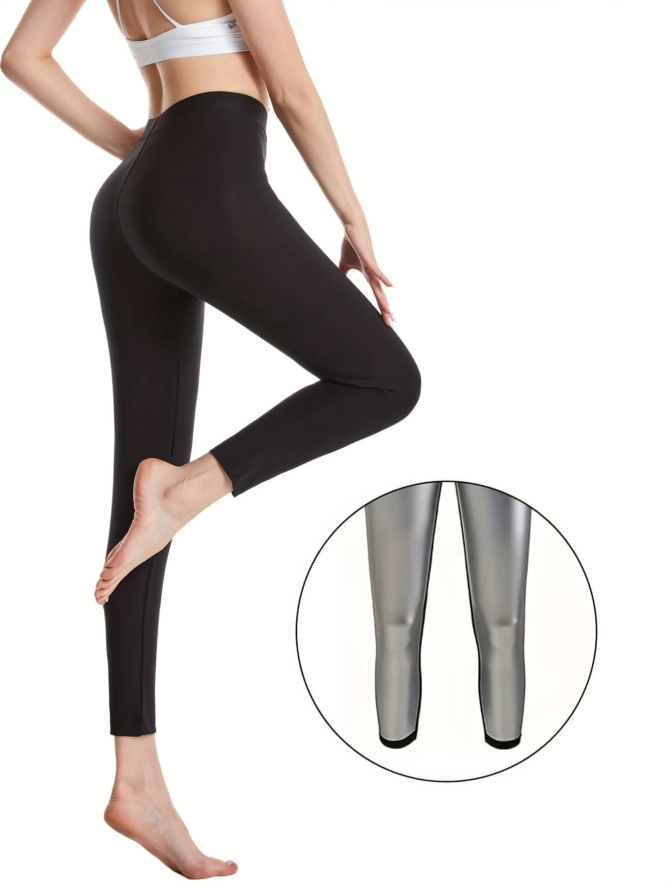 1pc Women's High Waist Sweat E - High Waist Leggings avis et prix
