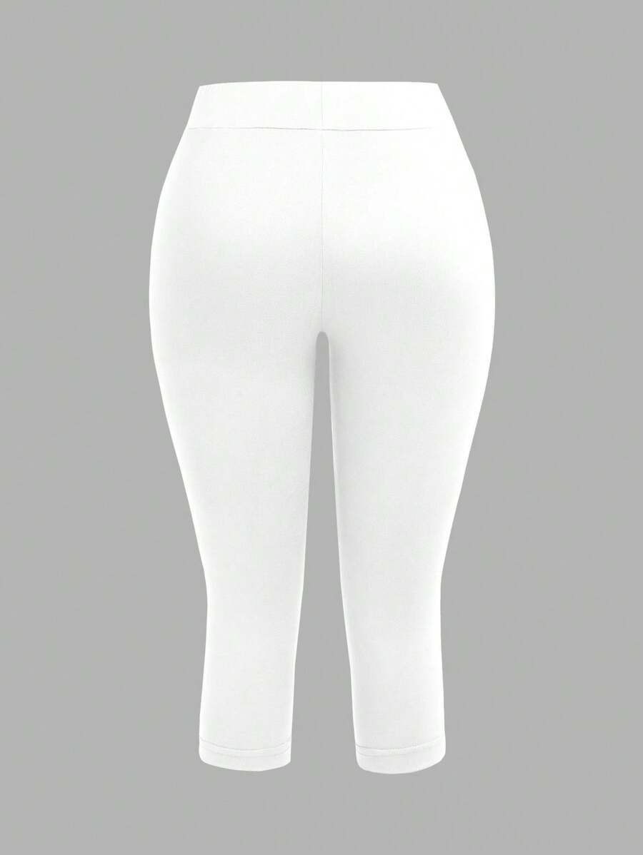 High-Waist Ribbed Capri Leggin - High Waist Leggings avis et prix